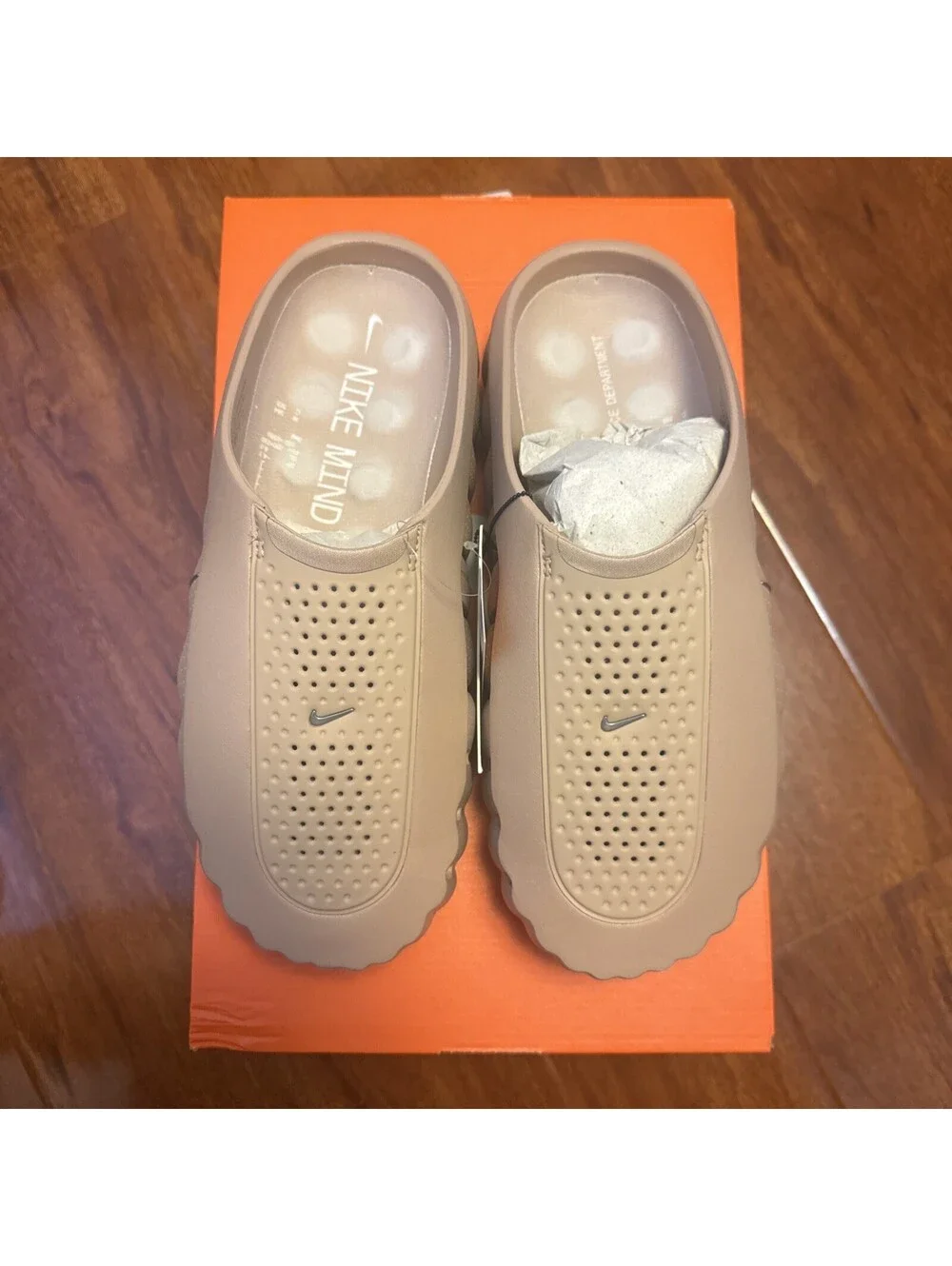 Nike Mind 001 Slide Rattan Size 12 HQ4307-200